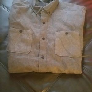 NWT Ladies Evo  grey button down shirt